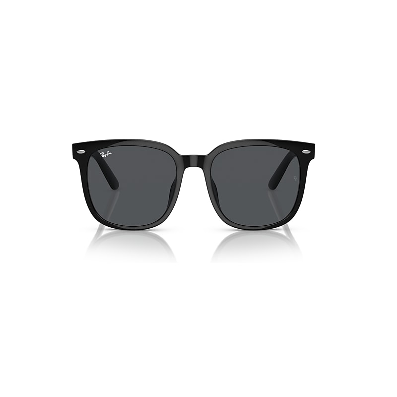 Ray Ban Rb4401d Sunglasses Black Frame Grey Lenses 55-20 In Black