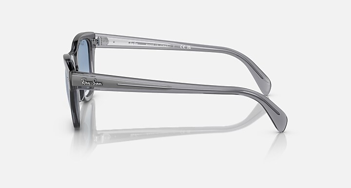 Ray-Ban 0RB0707S RB0707S Pulido Gris Traslúcido SUN_Lateral