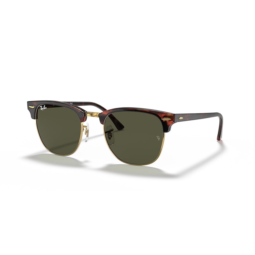 Óculos de Sol CLUBMASTER CLASSIC em Tartaruga sobre Ouro e Verde G