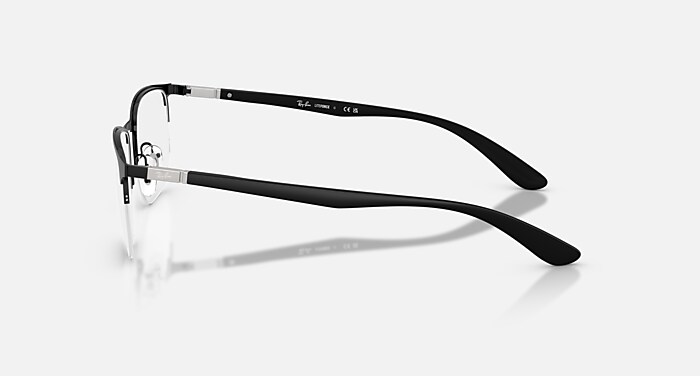 RB6513 OPTICS Eyeglasses with Matte Black On Black Frame - RB6513