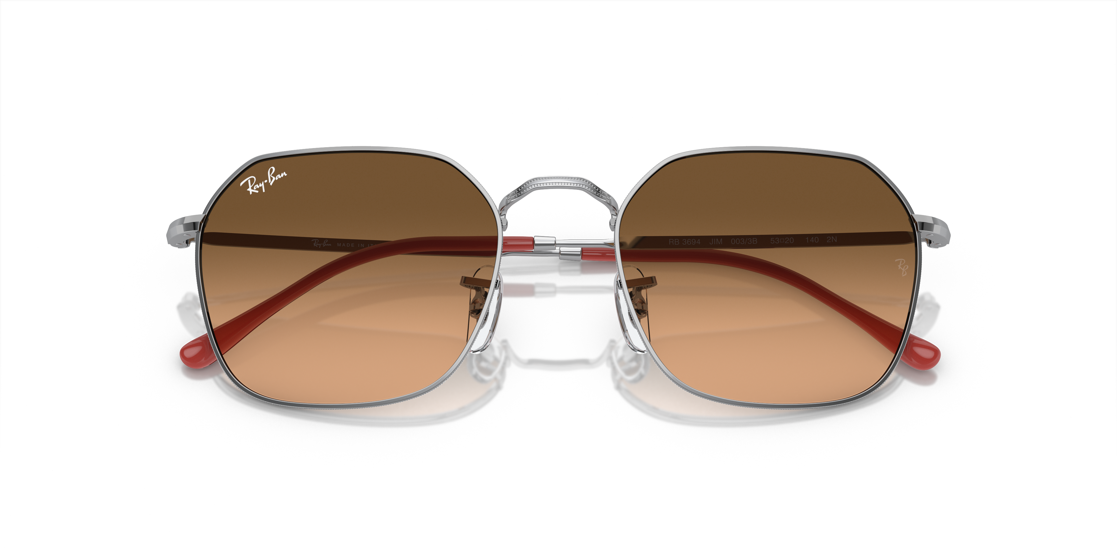 JIM Sunglasses in Silver and Pink/Black - RB3694 | Ray-Ban® US