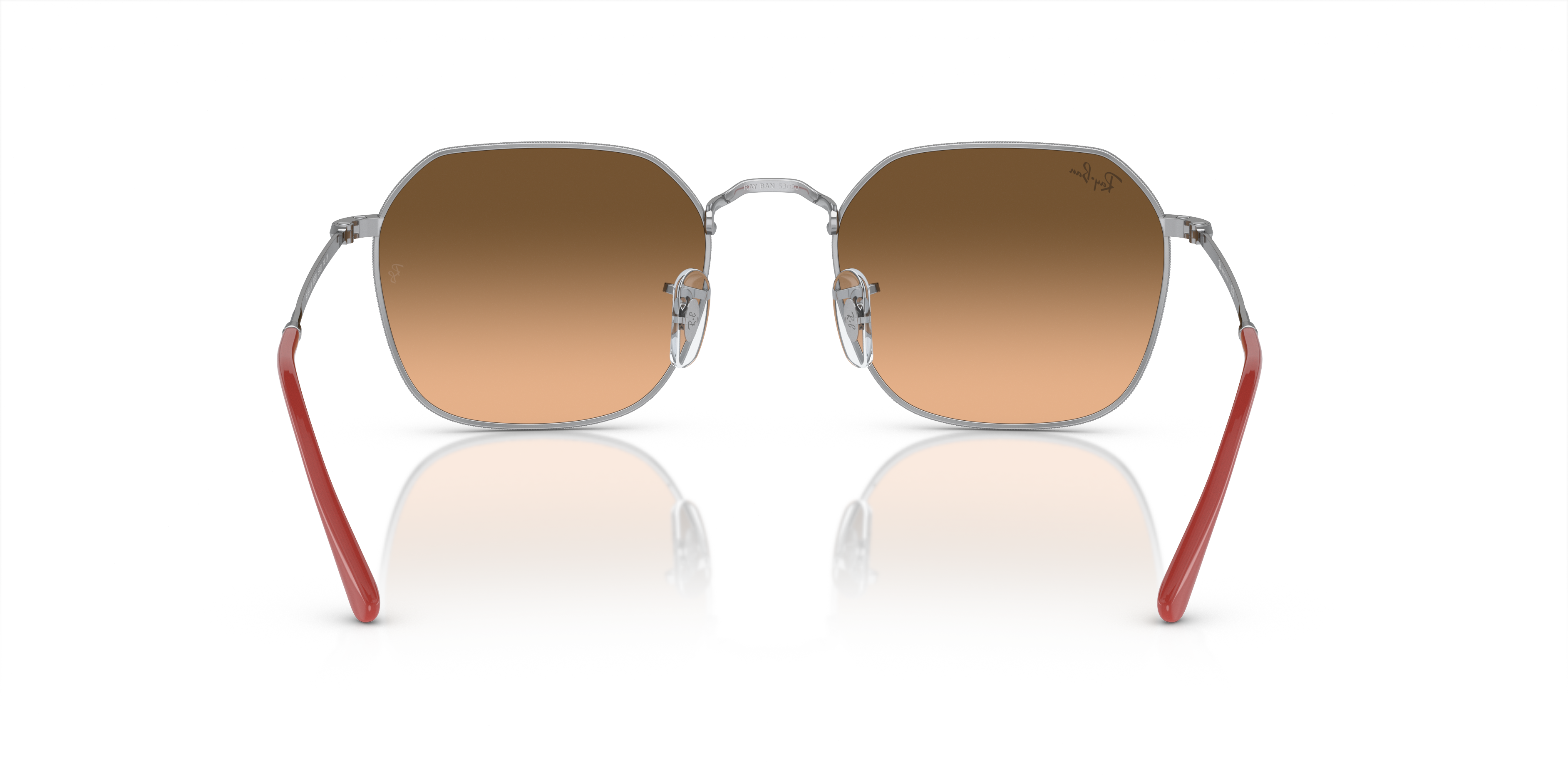 Ray-Ban シルバー スクエア サングラス レイバン公式ストア】 Ray-Ban® JIM サングラス | シルバー X