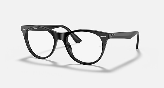 邦楽 Wayfarer WAYFARER II OPTICS Eyeglasses with Black Frame - RB2185VF | Ray-Ban®