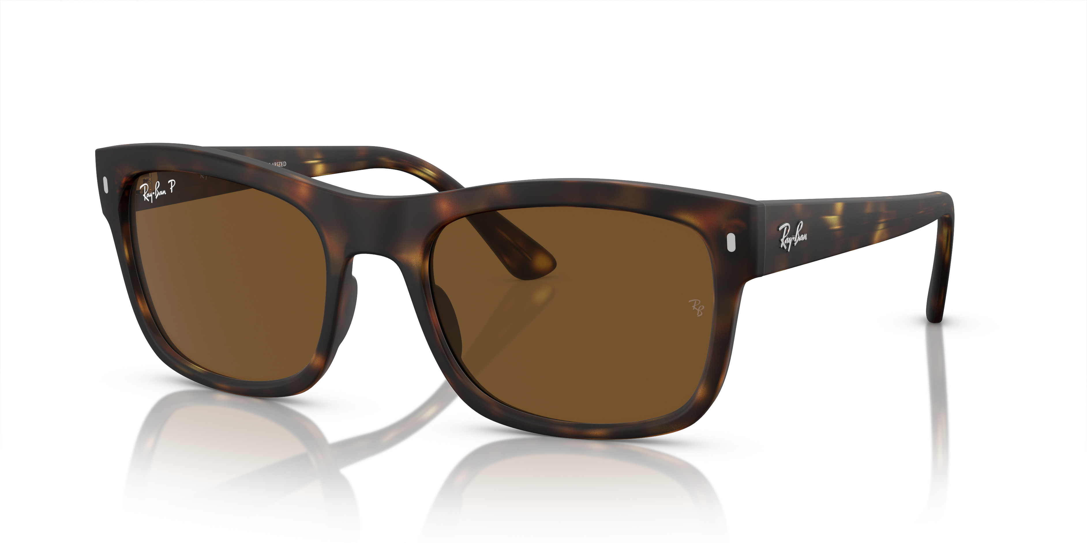 RB4428 Matte Havana Frame Brown Lenses 56-21