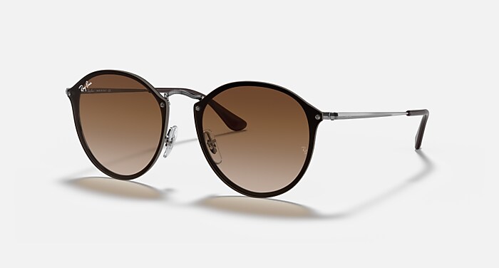 Ray-Ban Round Blaze Round Sunglasses Ray-Ban Blaze Round RB3574N 90351U Copper Sunglasses main image 3