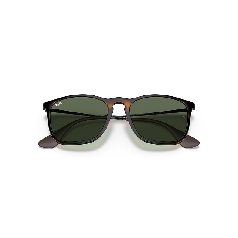 CHRIS Sunglasses in Light Havana and Dark Green - RB4187 | Ray-Ban® US