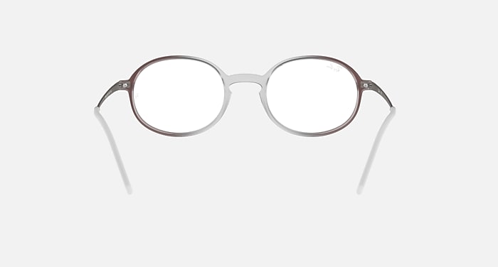 Ray-Ban Eyeglasses Unisex Rb7153 Optics Prescription - Bordeaux Frame Demo Lens Lenses Polarized 52-21