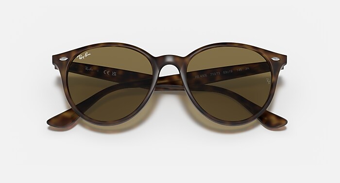 Ray-Ban Sunglasses Unisex Rb4305 - Tortoise Frame Brown Lenses 53-19