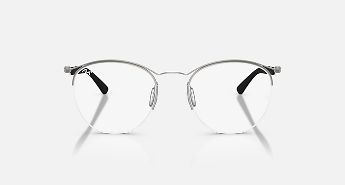 Ray-Ban Eyeglasses Unisex Rb7553 Optics Prescription - Rose Gold Frame Clear Lenses 50-20 Polarized