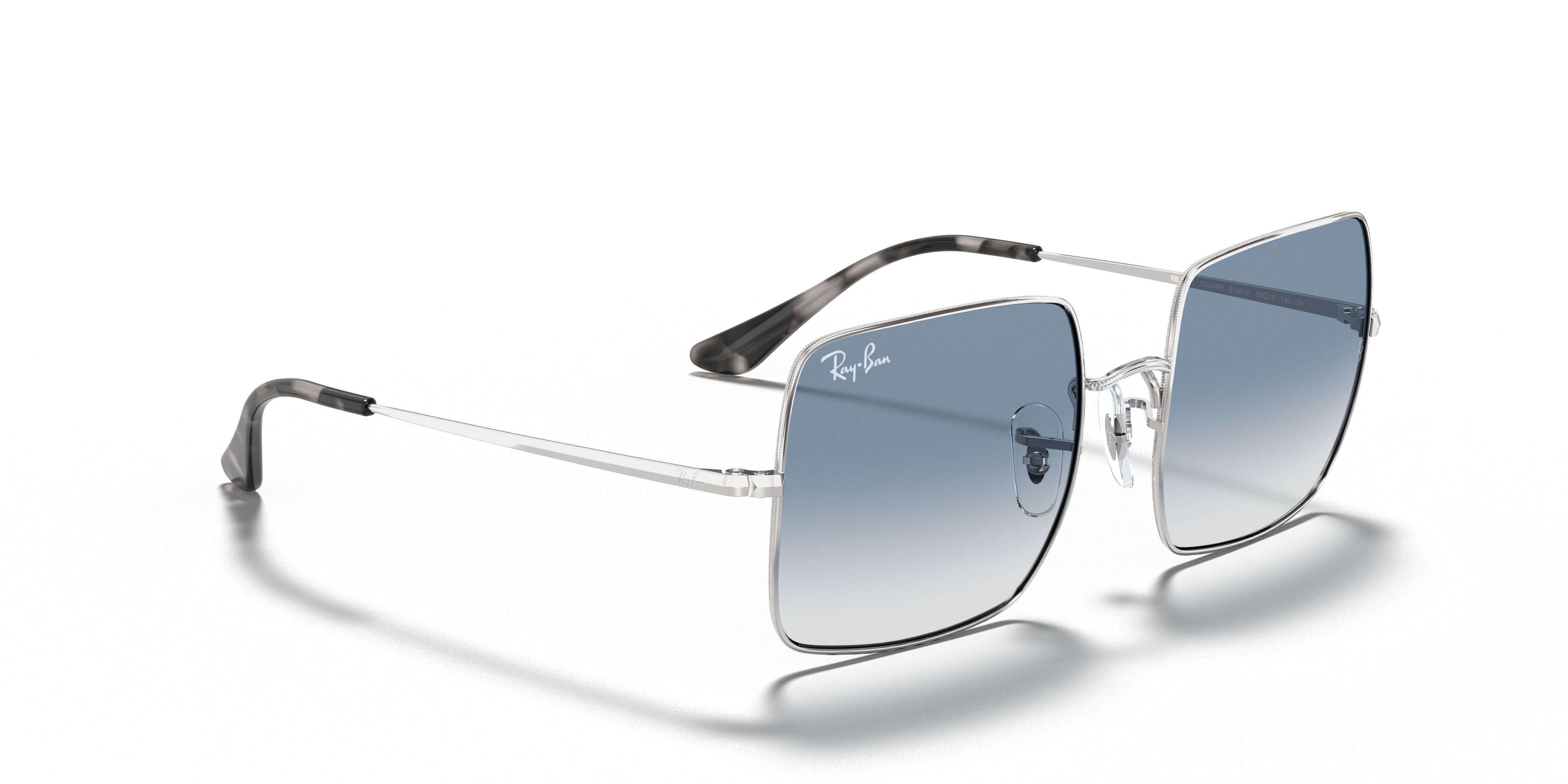 Ray-Ban シルバー スクエア サングラス レイバン公式ストア】 Ray-Ban® SQUARE 1971 CLASSIC サングラス