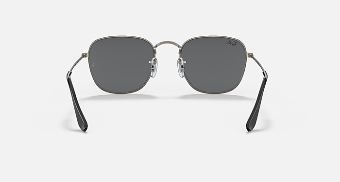 FRANK ANTIQUED Sunglasses in Gunmetal and Dark Grey - RB3857
