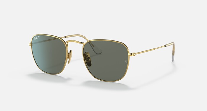 FRANK TITANIUM Sunglasses in Gold and G-15 Green - RB8157 | Ray