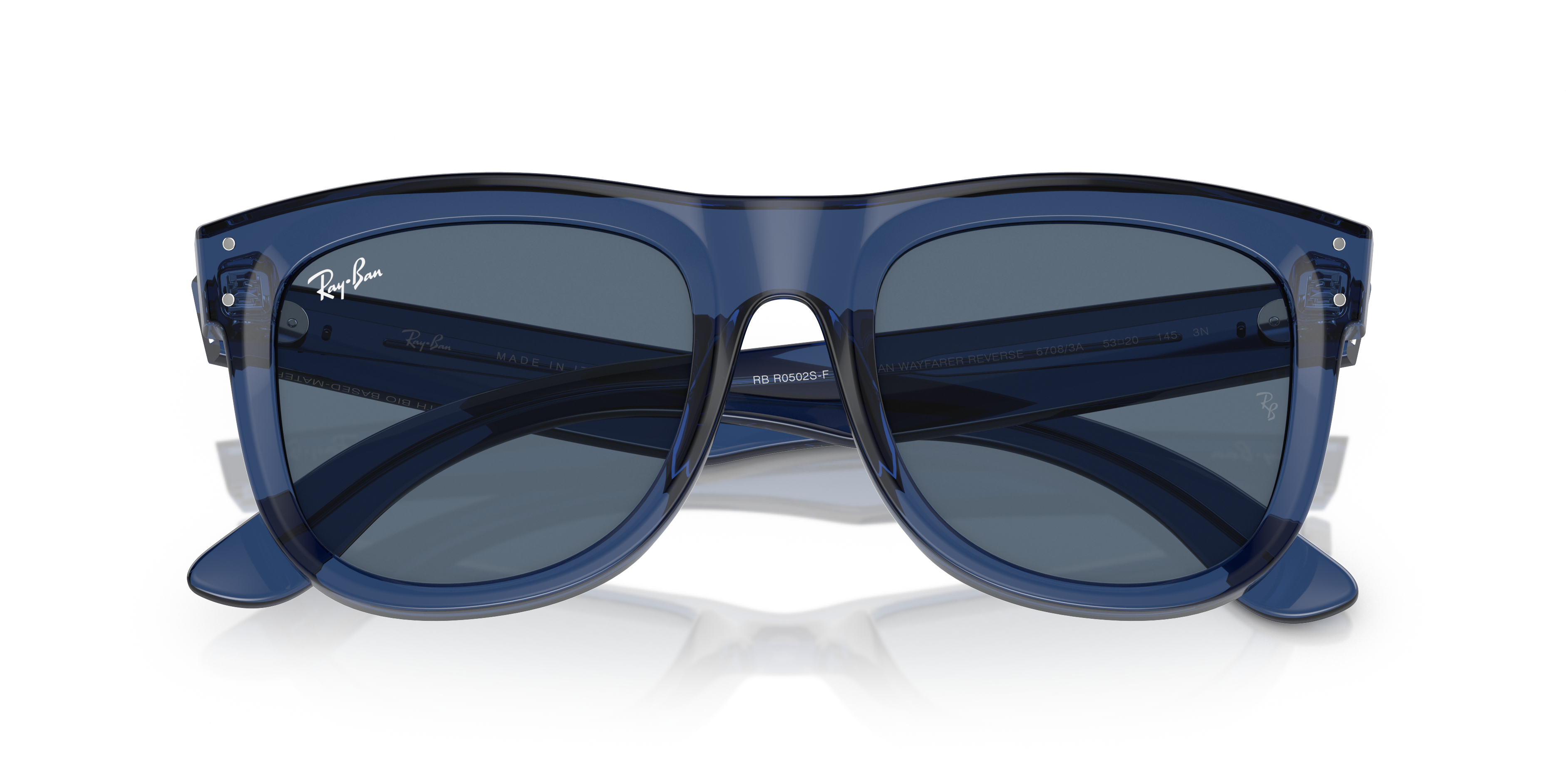 Ray-Ban サングラス ブラック/ネイビー レイバン公式ストア】 Ray-Ban® WAYFARER REVERSE サングラス