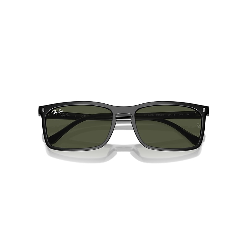Ray-Ban Rb4435 Sunglasses Black Frame Green Lenses 56-18