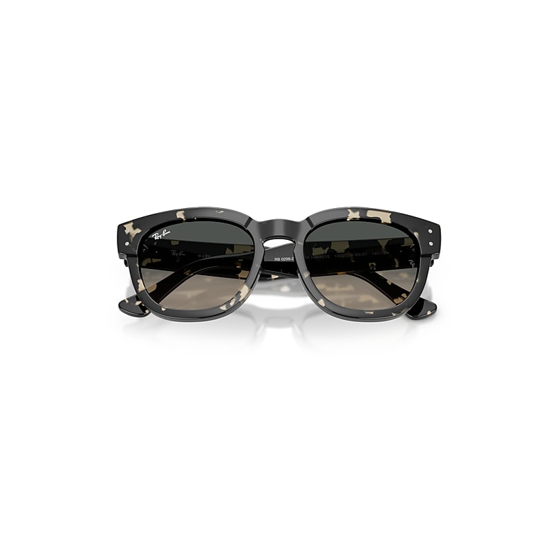 Ray Ban Mega Hawkeye Sunglasses Grey Havana Frame Grey Lenses 53-21 In Grey Havana