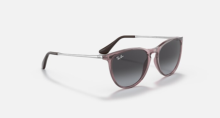 ERIKA KIDS Sunglasses in Transparent Violet and Grey