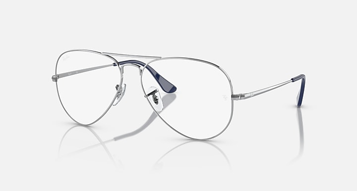 Ray-Ban 0RX6489 AVIATOR OPTICS - XIN X RAY-BAN CAPSULE COLLECTION 抛光 银色 OPTICAL_Quarter