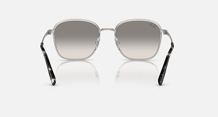 Sunglasses in RB3720 and Srebrny Przezroczysto-szare