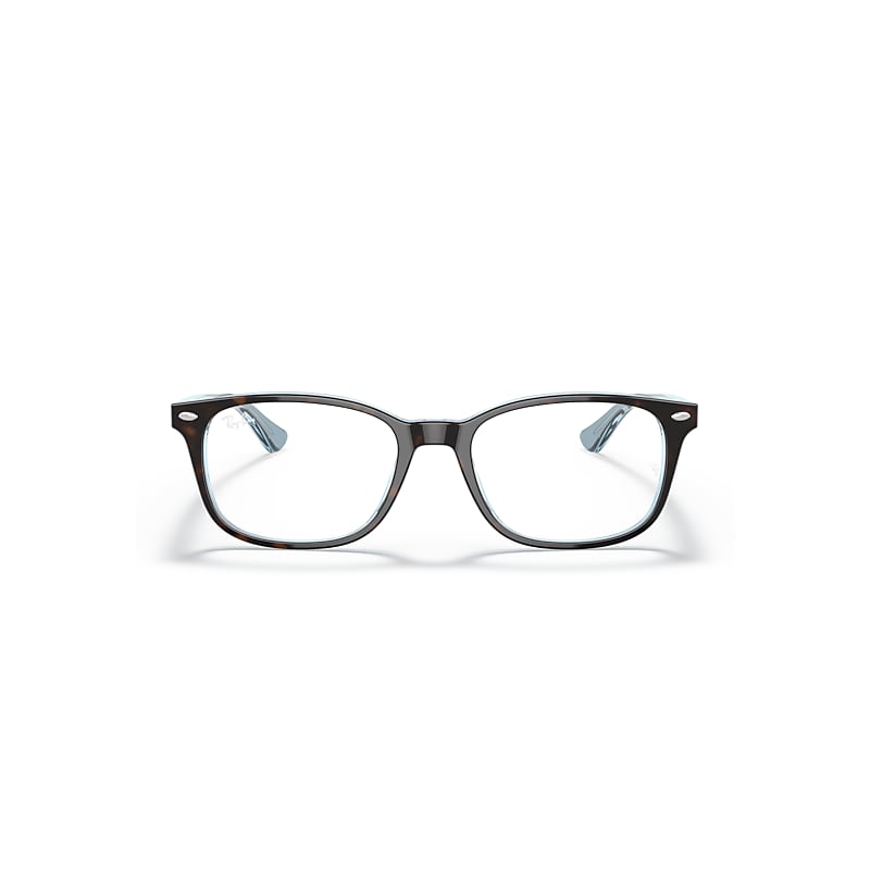 Ray Ban Rb5375 Optics Eyeglasses Tortoise Frame Clear Lenses Polarized 56-18 In Tortoise