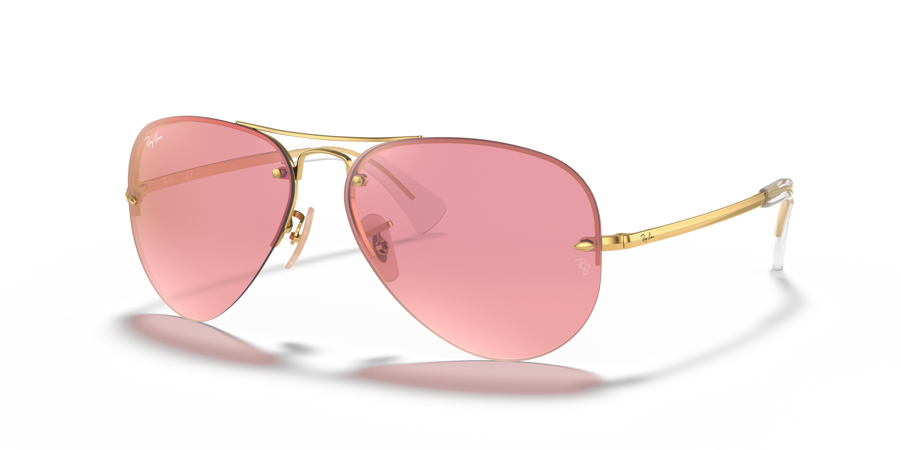 ray ban pink glasses