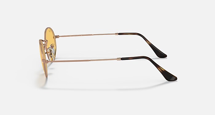 OVAL @COLLECTION Sunglasses in Copper and Yellow - RB3547