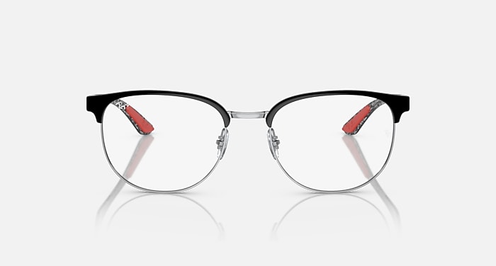 Ray-Ban Eyeglasses Rb8422 Optics Dark Carbon Frame Clear Lenses