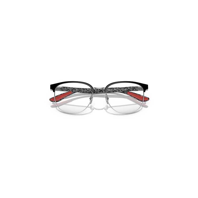 Ray-Ban Rb8422 Optics Eyeglasses Dark Carbon Frame Clear Lenses Polarized 52-19