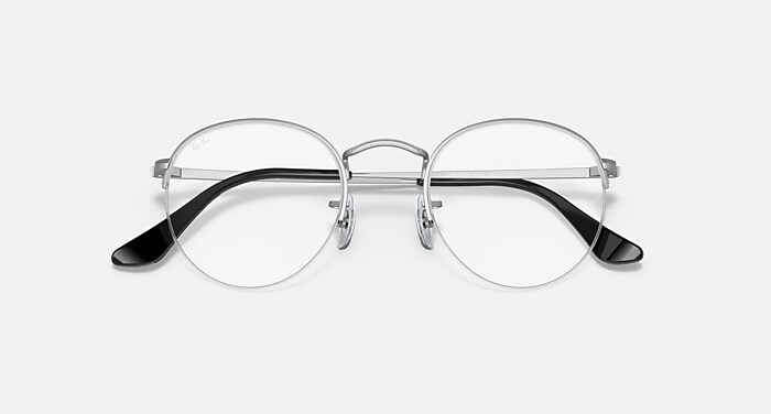 ROUND GAZE Eyeglasses with Silver Frame - RB3947V | Ray-Ban®