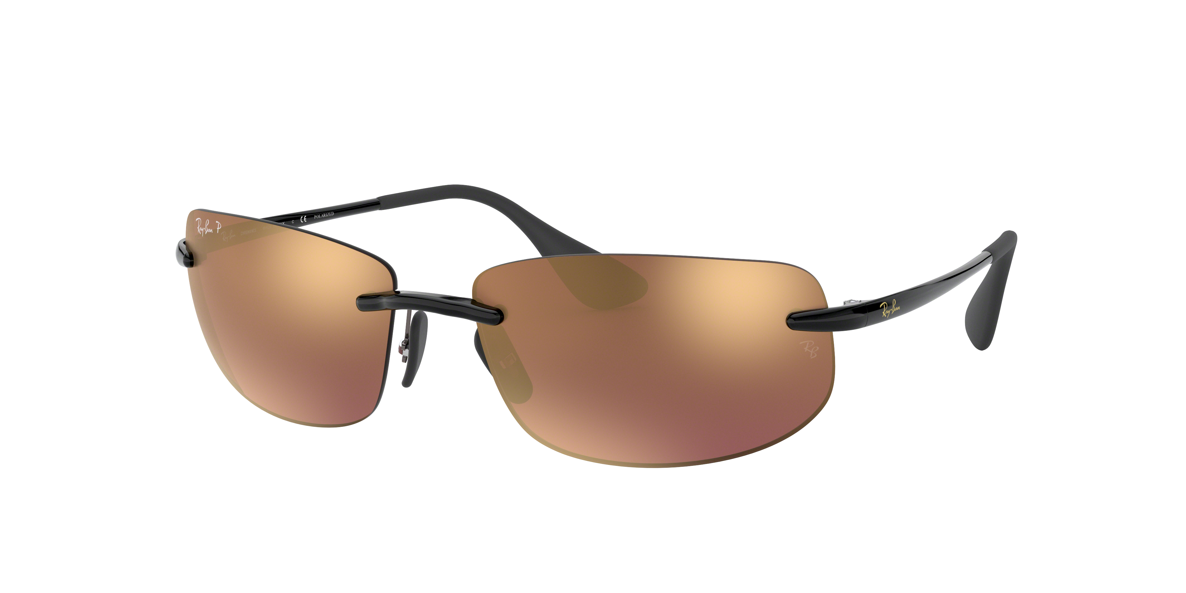 Ray-Ban Chromance(RB4254)サングラス RB4254 CHROMANCE Sunglasses in Black and Purple - RB4254