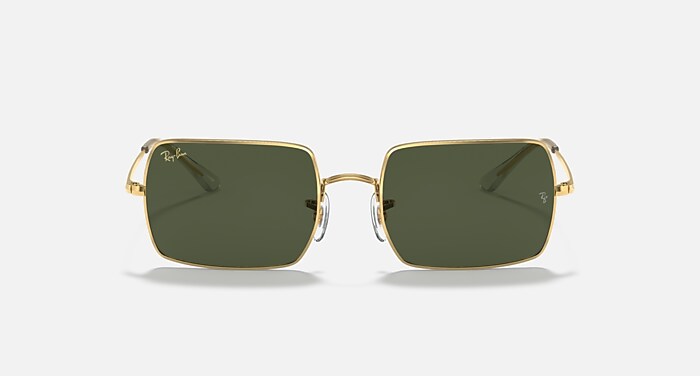 RECTANGLE 1969 Sunglasses in Gold and G-15 Green - RB1969 | Ray  