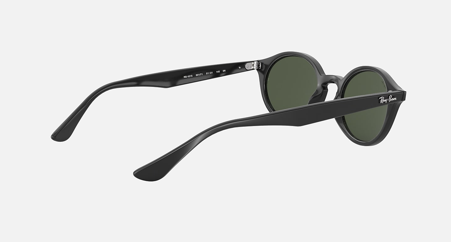 Ray-Ban Sunglasses Unisex Rb4315 - Black Frame Green Lenses 51-21