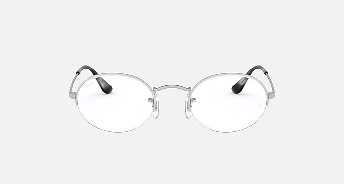 OVAL GAZE Eyeglasses with Silver Frame - RB6547 | Ray-Ban®