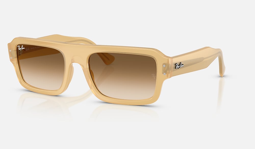 FLACKO BIO-BASED Sunglasses in Transparent Beige and Clear
