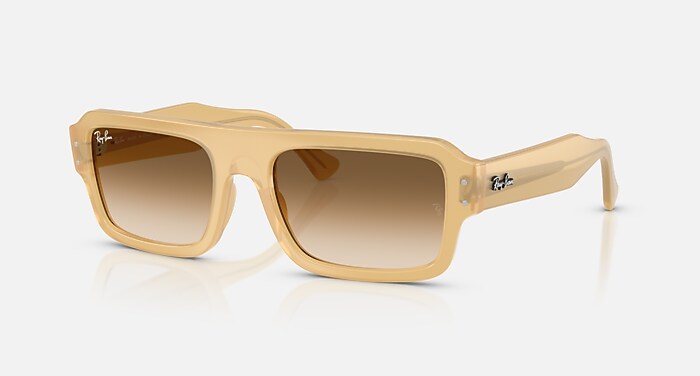 FLACKO BIO-BASED Sunglasses in Transparent Beige and Clear