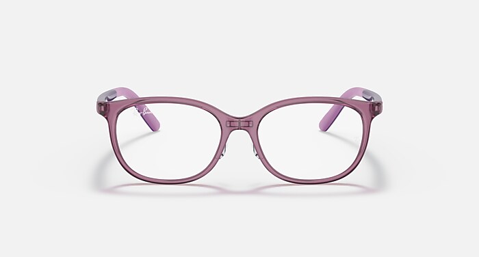 GENERAL RESEARCH 「Baby Border」 M RB1614D OPTICS KIDS Eyeglasses with Transparent Purple Frame