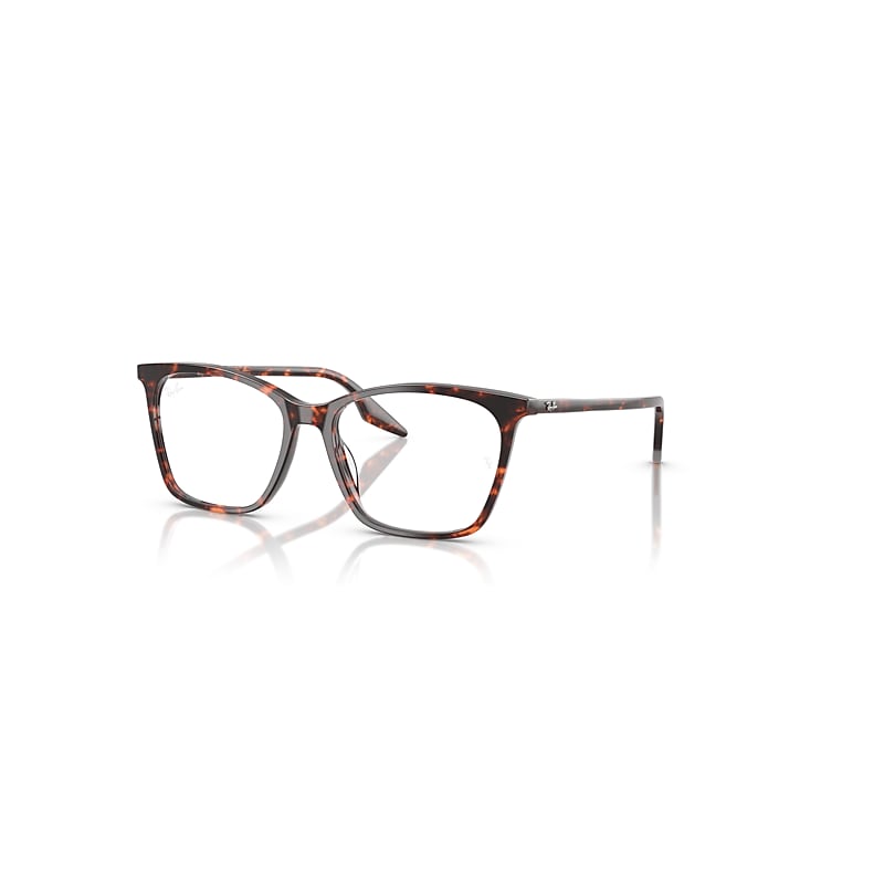 Ray Ban Rb5422 Optics  Havana Red Turtle Fassung Klar Glas Polarisiert 54-16 In Havana Red Turtle