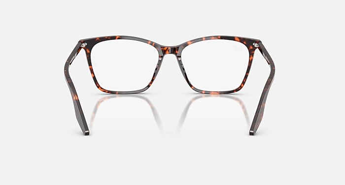 Ray-Ban Eyeglasses Woman Rb5422 Optics Prescription - Red & Pink Frame Clear Lenses 54-16 Polarized