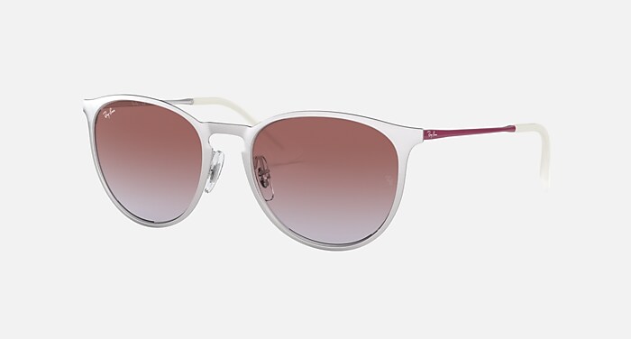 ERIKA METAL Sunglasses in Silver and Violet Gradient - RB3539