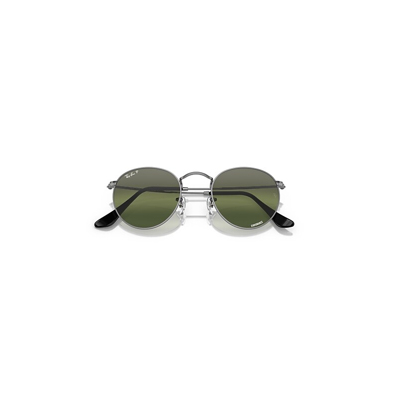 Ray-ban Round Metal Chromance Polarized Sunglasses Ray-Ban Round Chromance Polarized RB3447 001/G5 • Price » main image 3