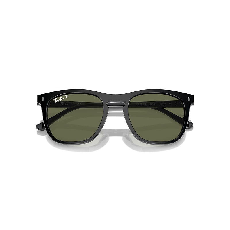 RB2210 Sunglasses in Black and Green Polarized - RB2210F | Ray-Ban® US