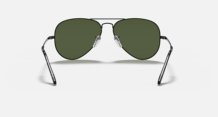 AVIATOR METAL II Sunglasses in Black and G-15 Green - RB3689  display picture 2