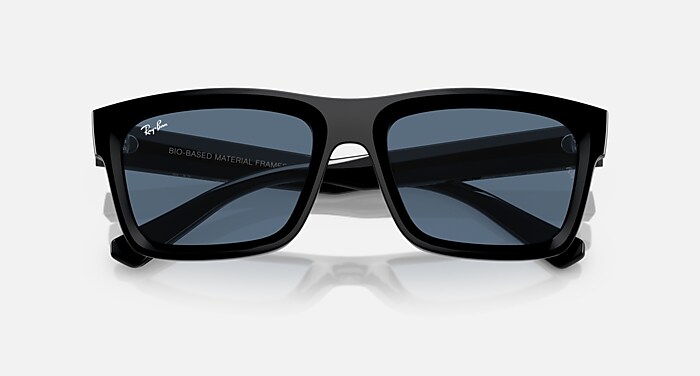 Ray-Ban Sunglasses Warren Bio-based Black Frame Green Lenses