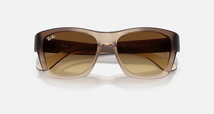 Ray-Ban Sunglasses Unisex Rb4194 - Brown Demi Gloss Frame Brown Lenses 53-17