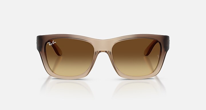 Ray-Ban Sunglasses Unisex Rb4194 - Brown Demi Gloss Frame Brown Lenses 53-17