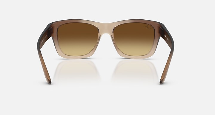 Ray-Ban Sunglasses Unisex Rb4194 - Brown Demi Gloss Frame Brown Lenses 53-17