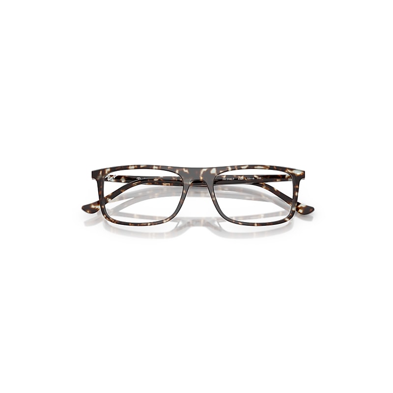 Ray Ban Rb5440 Optics Eyeglasses Havana Yellow Turtle Frame Clear Lenses Polarized 55-18 In Havana Yellow Turtle