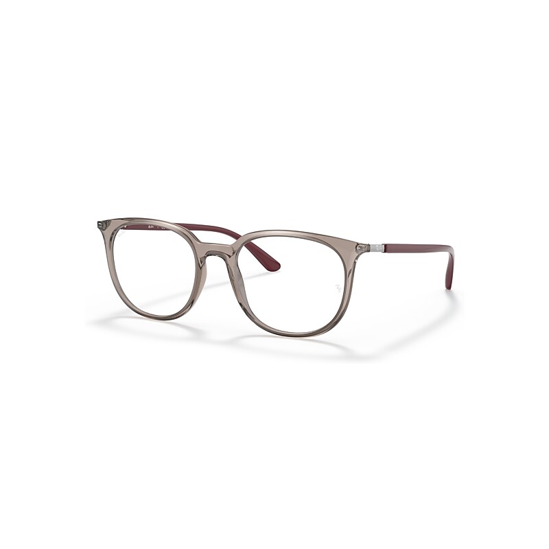 Ray-Ban Eyeglasses   Optics - Bordeaux Frame Clear Lenses Polarized 53-19, RB7190