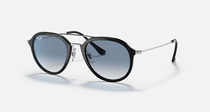 RB4253 Sunglasses in Black and Light Blue Gradient - RB4253  display picture 3