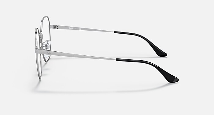 RB6482 OPTICS Eyeglasses with Black On Silver Frame