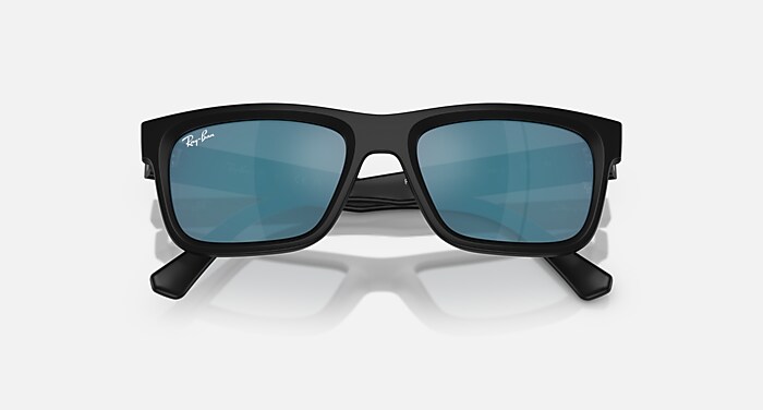 RB9196S KIDS BIO-BASED Sunglasses in Matte Black and Dark Blue